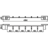 Вешалка с 5-ю крючками GAPPO G0716-50